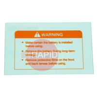 0700600866 ESAB Sentinel A60 Inside Cover Lens (Pack of 5)