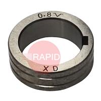 4000176 PATON V-Groove Feed Roller – Solid Wire: 0.8 - 1.0mm (2 Roll Drive)