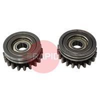 4016532 PATON K-Groove Feed Roller Set of 2 - Flux Cored Wire: 2.8mm (4 Roll MAXwire)