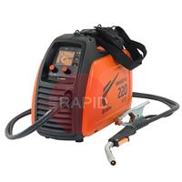 61008220 Kemppi MinarcMig 220 Auto MIG Package, 230v CE. Includes Fitted GC 223G MIG Torch, Earth & Gas Hose
