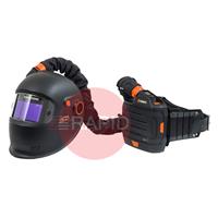 9873830 Kemppi Zeta Fresh Air W201 Auto Darkening Welding Helmet & PFU 210e PAPR System, Shades 8-12