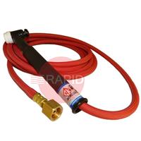 CK-CK1725RSFRG CK17 Gas Cooled TIG Torch With 1pc 7.6m Superflex Cable G3/8