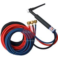 CK-CK1812SF CK18 3 Series Water-Cooled 350 Amp TIG Torch with 3.8m Superflex Cables & G3/8