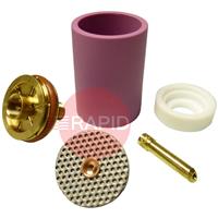 CK-D4GS116LDA 3 Series Large Diameter Gas Saver Kit 1.6mm Alumina Cup