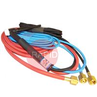 CK-TL325SF CK TrimLine TL300 Water-Cooled 350 Amp TIG Torch, with 7.6m Superflex Cable, G3/8