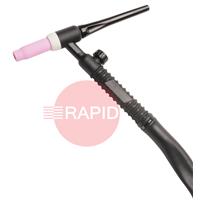 W000278876 Lincoln WTT2 9V Gas Valve TIG Torch, 4m (9mm Dix Connector)