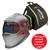 1006.900  Optrel Crystal 2.0 Silver Auto Darkening Welding Helmet with FREE Optrel Backpack, Shade 4 - 12
