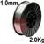 ELEMENT100-1  1.0mm Aluminium Mig Wire ER4043, (AlSi5) NG21. 200mm Diameter 2 kg Spool