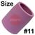 7400000034  Size 11 CK 3 Series Standard Alumina Gas Cup, 29mm Long x 17.5mm Bore. 54N19