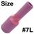 7400000034  Size 7 CK 3 Series Long Alumina Gas Lens Cup. 76mm Long x 11mm Bore.