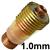 CK-4GL40  CK 4 Series 1.0mm Stubby Series Collet Body - Gas Lens
