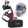 4600.050  Optrel e684 Silver Welding Helmet & Swiss Air PAPR Air Fed Halfmask System, Ready To Weld Package