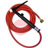 CK-CK17V25RSFRG  CK17V Gas Cooled TIG Torch With 1pc 7.6m Superflex Cable & Gas Valve G3/8 Machine Connection, 150 Amp @ 100% Duty Cycle